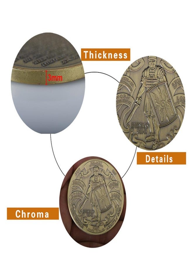 Glamtune Put On The Full Armor of God Challenge Coin Bronze Plated - Image 5